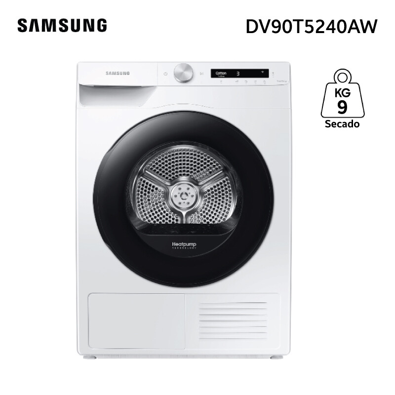 Secarropas Samsung WiFi Carga Frontal 9KG Eco Bubble DV90T5240AW