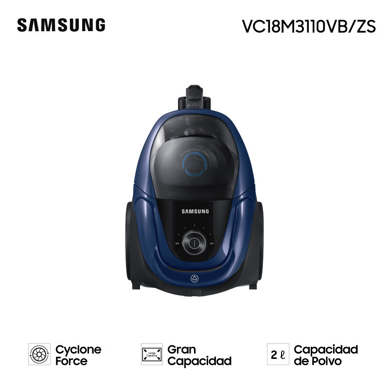 Aspiradora Samsung Sin Bolsa 1800W 2Lt Cyclone Force HEPA VC18M3110