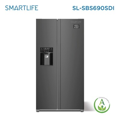 Heladera Side By Side Sl-sbs690sdi Smartlife Gtía Oficial Inoxidable