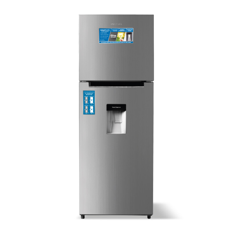 Heladera Inverter Smartlife Frio Seco con dispenser Inoxidable 342Lts SL-RNF370SDINV
