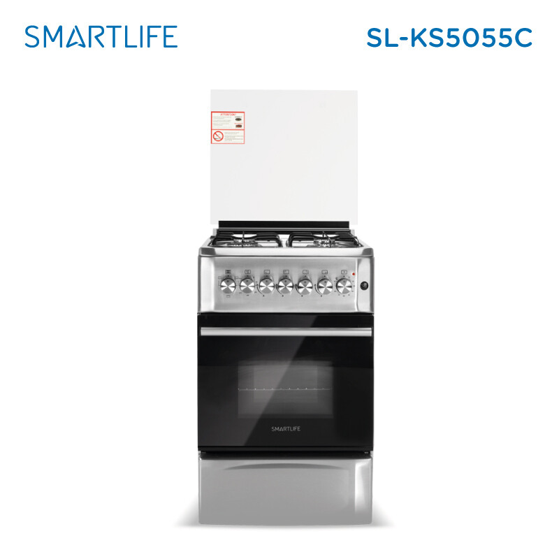 Cocina Combinada Smartlife Sl-ks5055c Grill Timer Encendido Color Gris