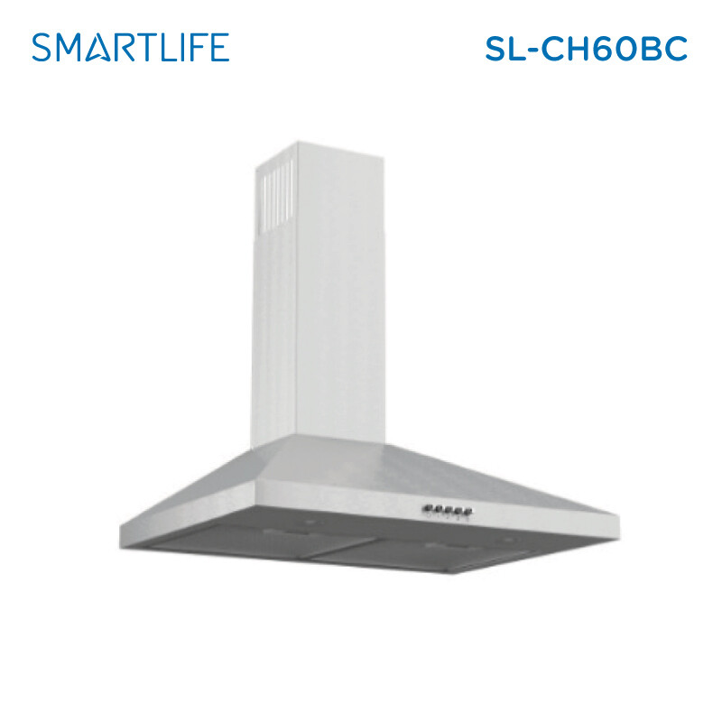 Campana Extractora De Cocina Smartlife 750m3/h Inox 3 Vel Color Plateado SL-CH60BC