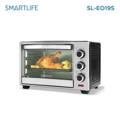 Horno de mesa eléctrico Smartlife SL-EO19S 19L gris metálico