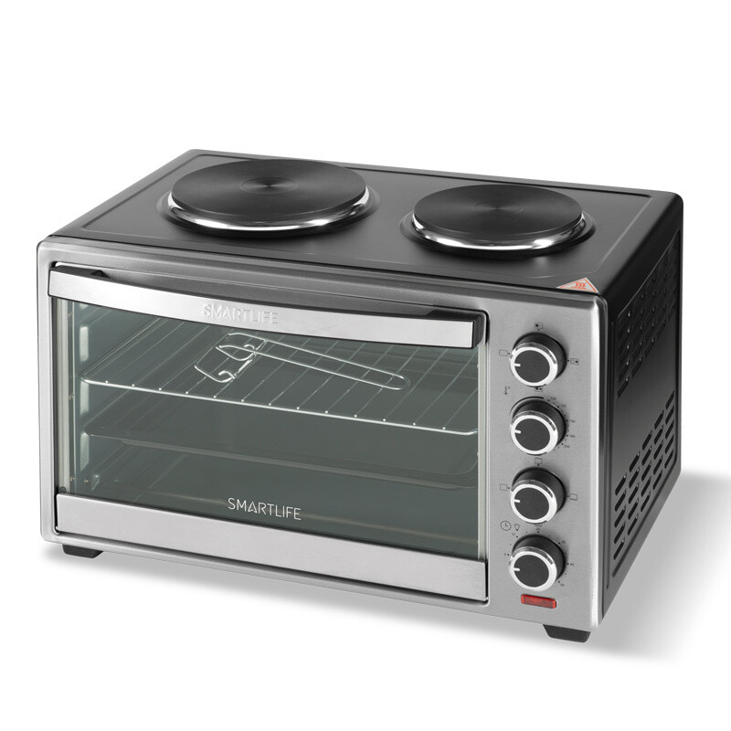 Horno de mesa eléctrico Smartlife SL-EO48SP 48L negro/gris 220V-240V