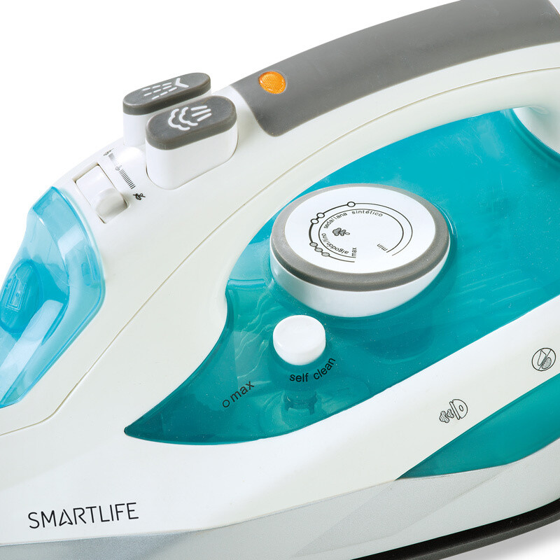 Plancha A Vapor Smartlife 2200w Autolimpieza Antiadherente SL-PL2371FF