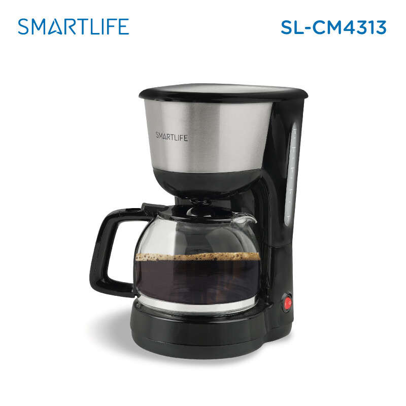 Cafetera Smartlife Sl-cm4313 1.25lts Filtro Lavable Goteo