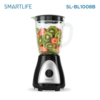 Licuadora portátil Smartlife SL-BL1008 1.5 L negra con jarra de vidrio