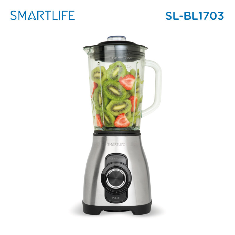 Licuadora Smartlife SL-BL1703 1.75 L gris con jarra de vidrio