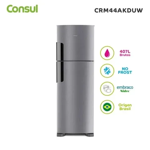 Heladera Consul 407L Blanca No frost CRM44AKDUW