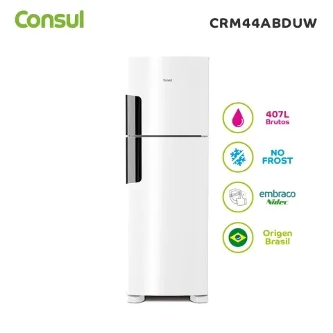 Heladera Consul 407L Blanca No frost CRM44ABDUW