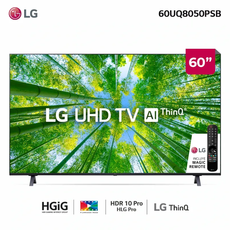 Smart TV LG UHD 4K 60" 60UQ8050PSB Al