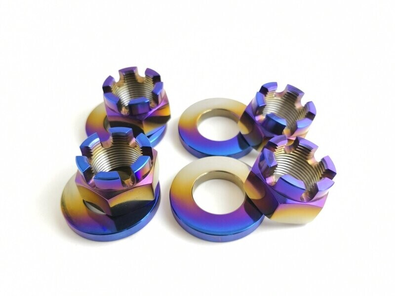 Titanium axle nuts for Mitsubishi Lancer Evo 3 / 4 / 5 / 6 / 7 / 8 / 9 / X