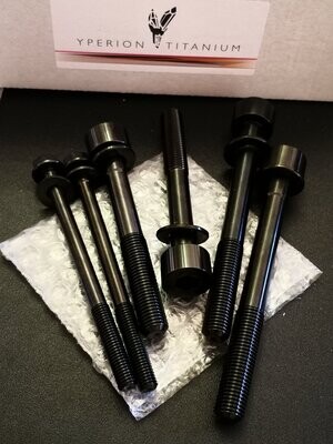 Titanium caliper / upright bolts for Nissan GTR R35, front