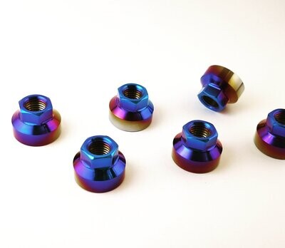 Titanium strut tower nuts for Lexus IS F, IS500
