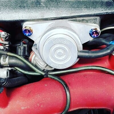 Titanium bypass valve bolts for Subaru