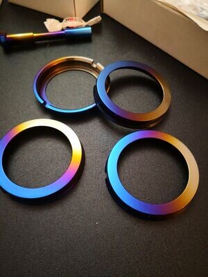 Titanium hub centric rings for Lexus RCf GSF ISF IS500