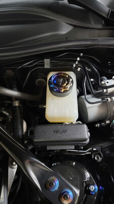 Titanium brake fluid cap for Lexus RC F / GS F