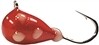 Fiskas Wolfram Jigs 4mm Epoxy- Red w/ Glow Spot, E70-4