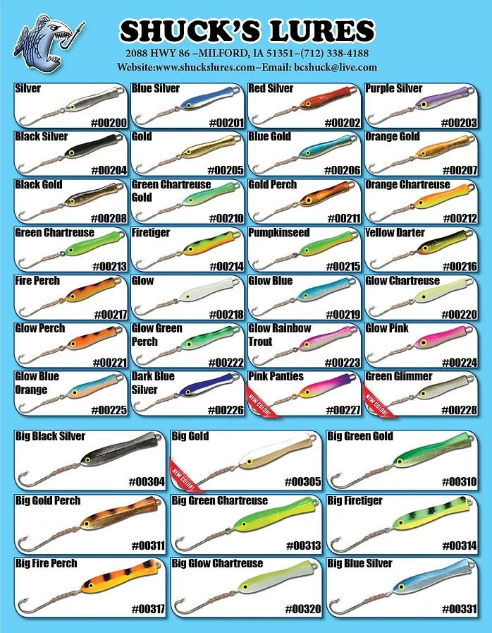 Shucks Jigger Lures Large