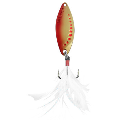 CLAM LEECH FLUTTER SPOON 1/8OZ RED GOLD