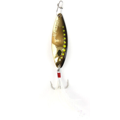 CLAM LEECH FLUTTER SPOON 1/16OZ GOLD SHINER