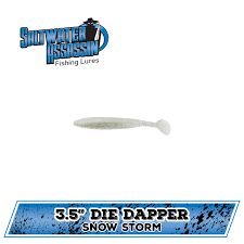 Walleye Assassin Die Dapper 3" Snow Storm