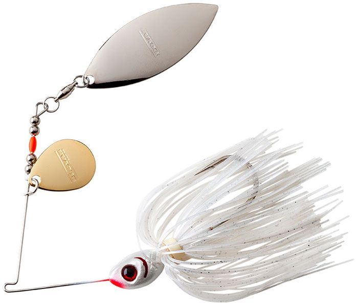 Booyah Bait Co. Booyah Blade 3/8 Pearl White/STN Silver GLM