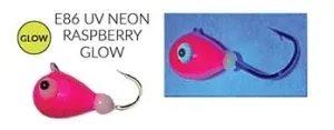 FISKAS E86 EPOXY 5MM NEON RASPBERRY UV GLOW BEAD
