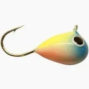 Fiskas Wolfram Jigs 3mm Handpaint Yellow/Blue Glow