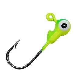 ARKIE JIGHEAD 10PK 1/8 LIME  chart