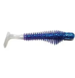 Authent X  BFishN 3.25" Pulse-R Electric Blue/White Tail