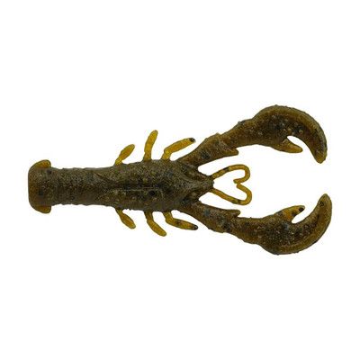 BERKLEY POWERBAIT LIL' TROOPER 2.5" GREEN PUMPKIN 8PK