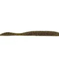 BERKLEY PPOWERBAIT FLAT WORM 4.25" GREEN PUMPKIN 8CT