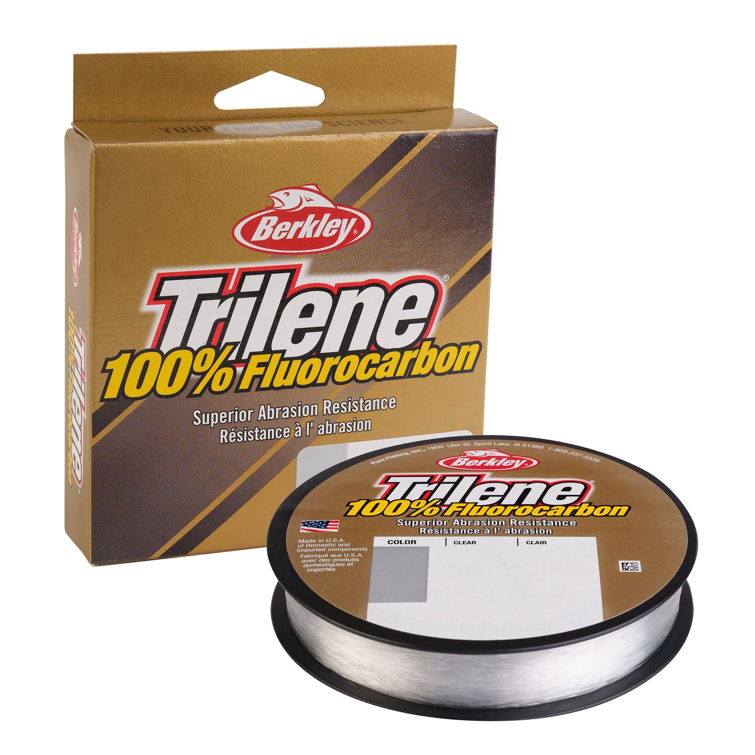 BERKLEY TRILENE 100% FLUOROCARBON 12LB 200YD