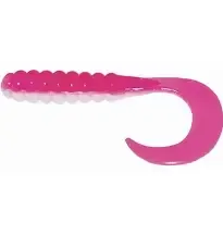 BIGBITE GRUB 2" 10PK PINK/WHT