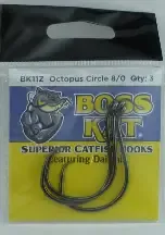 BOSS KAT OCTOPUS CIRCLE HOOK 8/0 3PK