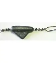 Bead Keel Sinker w/ SS Bead Chain 1/4oz 2pk