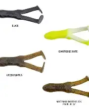 Berkley Beat'n Paddle Frog 3.9" Chartreuse/White