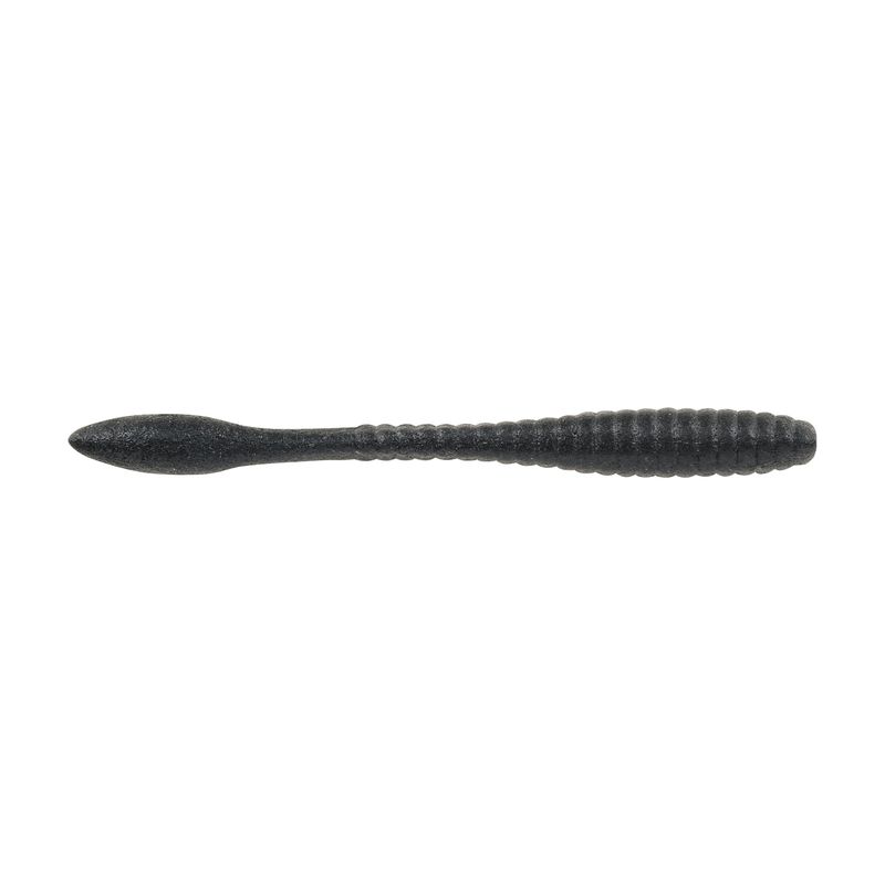 Berkley Powerbait Flat Worm 3.6" Black 10ct