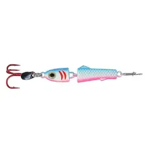 CLAM JOINTED PIN HEAD MINO 1/8OZ RAINBOW GLOW