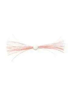 CLAM SILKIE JIG TRAILER 1 1/2" PINK/WHITE