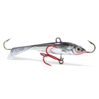 CLAM TIKKA MINO 1/8OZ 1 3/8" SILVER/BLACK HOLO