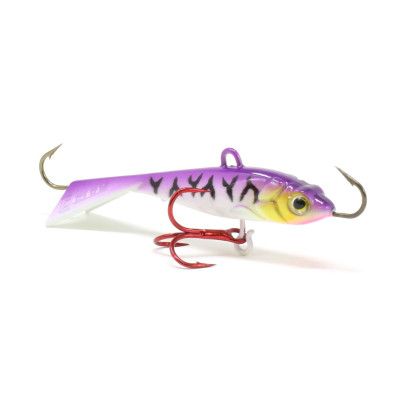 CLAM TIKKA MINO 1/16OZ 1" GLOW PURPLE TIGER