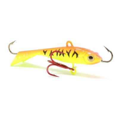 CLAM TIKKA MINO 5/16OZ 1 15/16" GLOW ORANGE TIGER