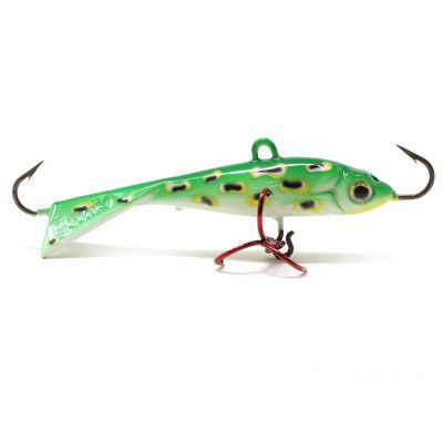 CLAM TIKKA MINO 7/8OZ GLOW GREEN FROG