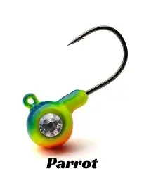 CRYSTAL EYES LIVEBAIT JIG 1/8 PARROT