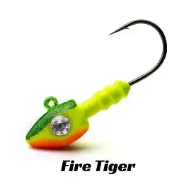 CRYSTAL EYES LIVEBAIT JIG 3/16 FIRETIGER