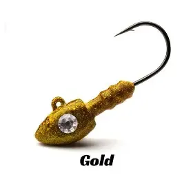 CRYSTAL EYES AURA JIG 3MM GOLD FLAKE