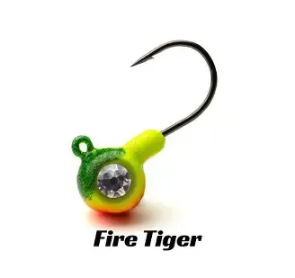 CRYSTALEYES LIVEBAIT JIG 1/8 FIRETIGER