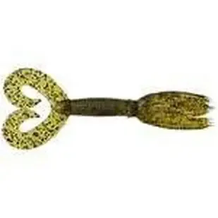 Chompers Skirt Grub 4" Green Pumpkin/Purple Flake